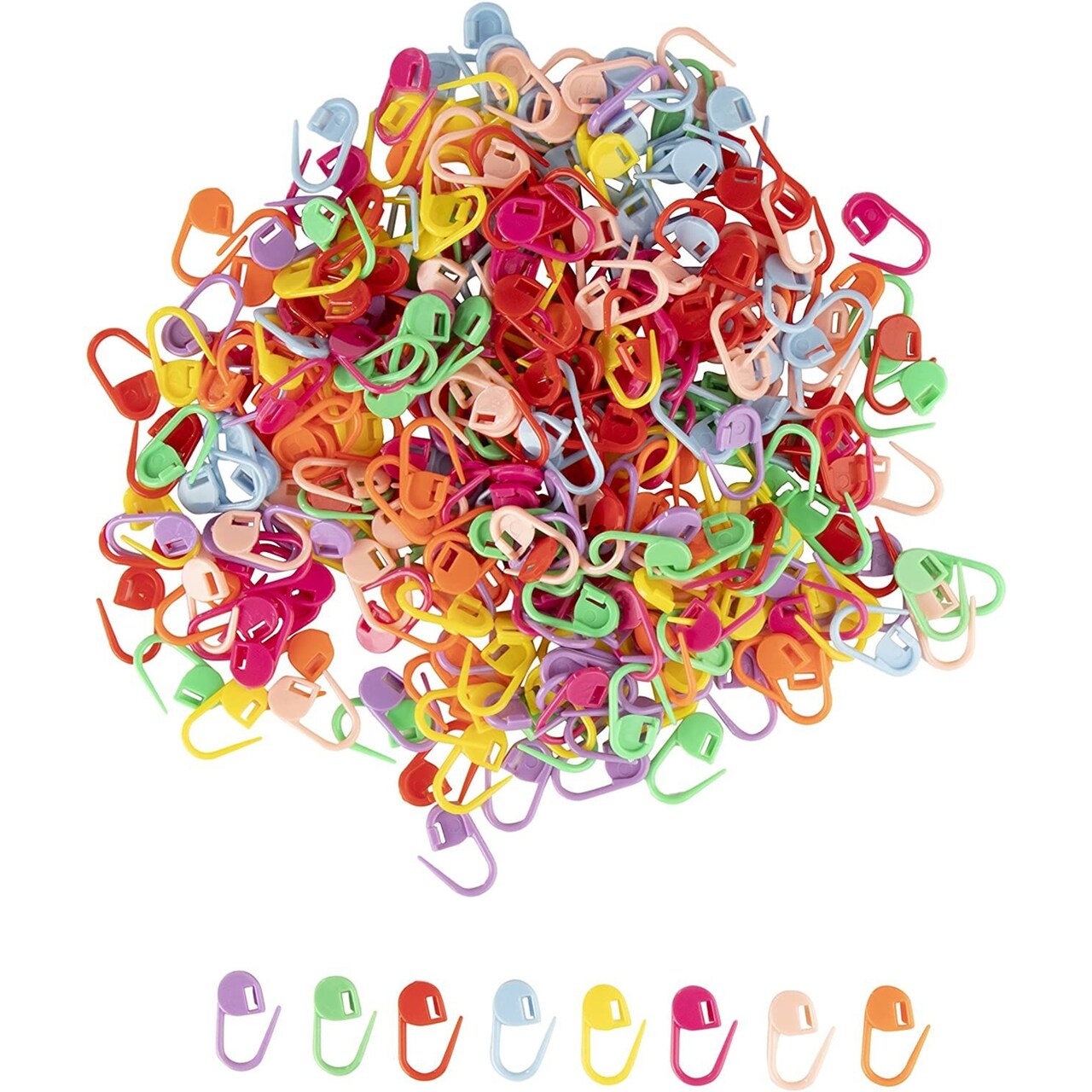 320 Pcs Crochet Locking Stitch Markers for Knitting and Crocheting, Sewing Accessories, DIY Crafts, 0.86 x 0.4 in.